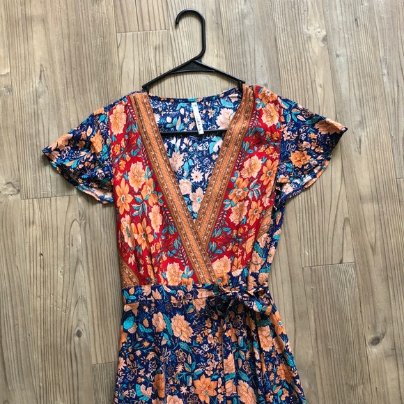 Fortunate One Floral Dress - Picture 1 of 8